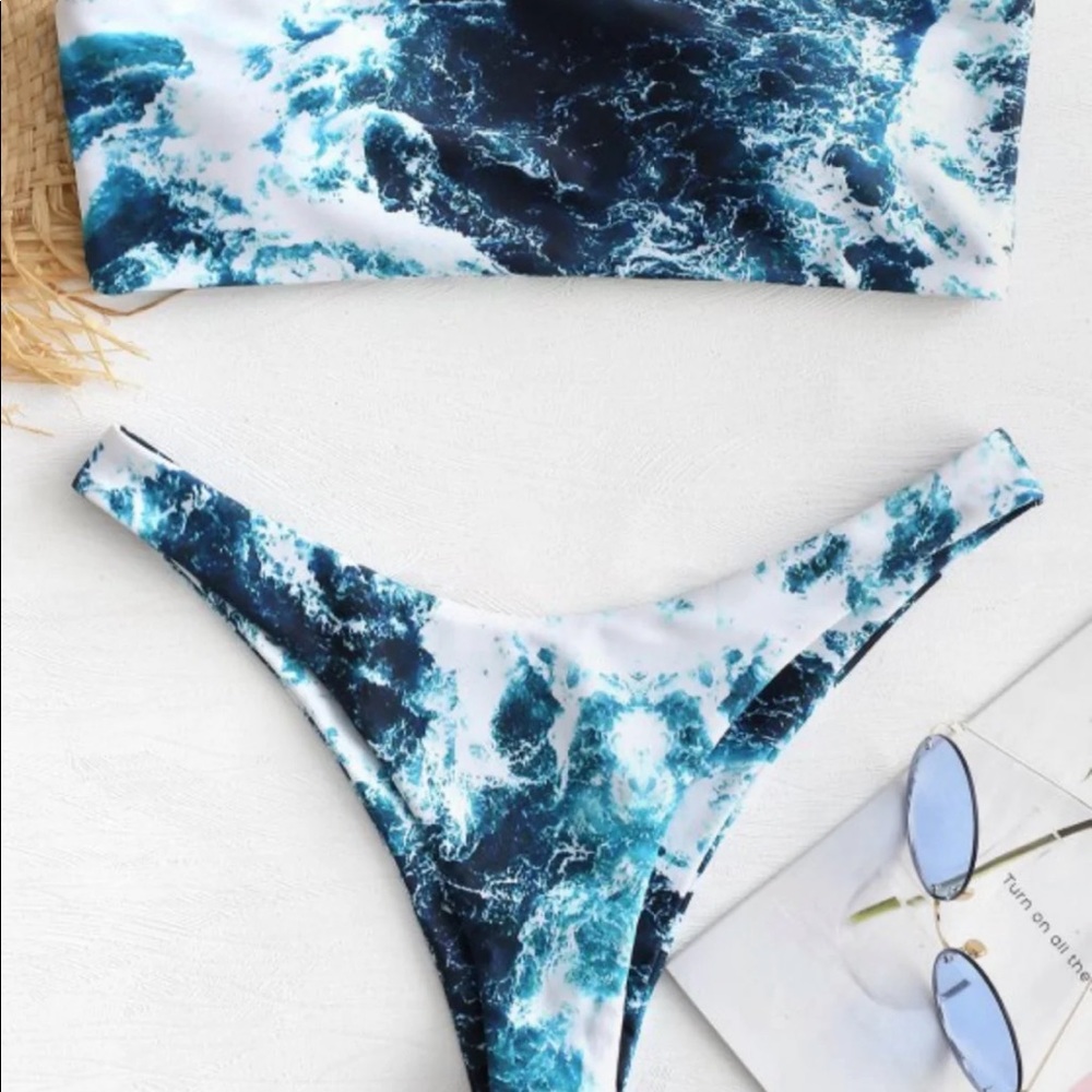 SOLD❌TieDye/Ocean ZAFUL Bikini